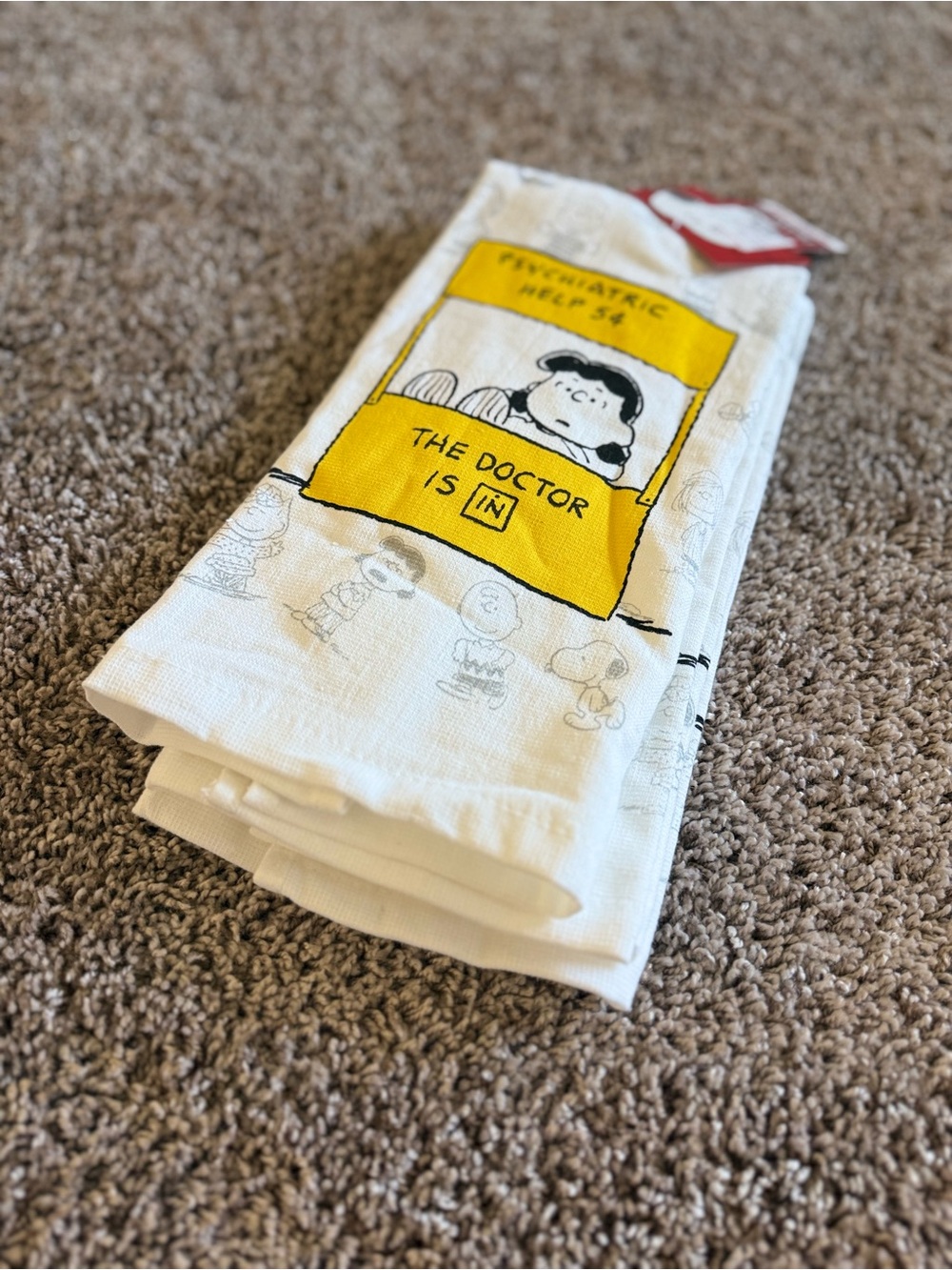 PEANUTS snoopy 2pk kitchen towels
